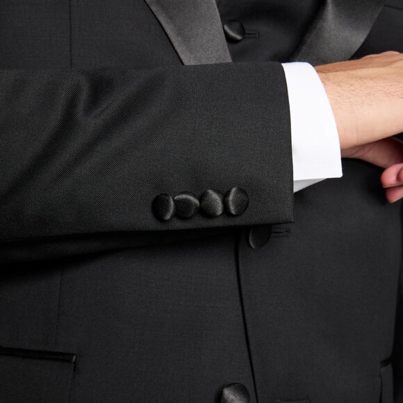 Michael Kors Black Classic Sport Coat / Tuxedo Jacket 48R – New w/ Tags - Picture 5 of 7